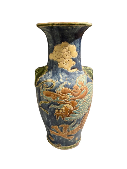 1930's Antique Javanese/Chinese Dragon Vase