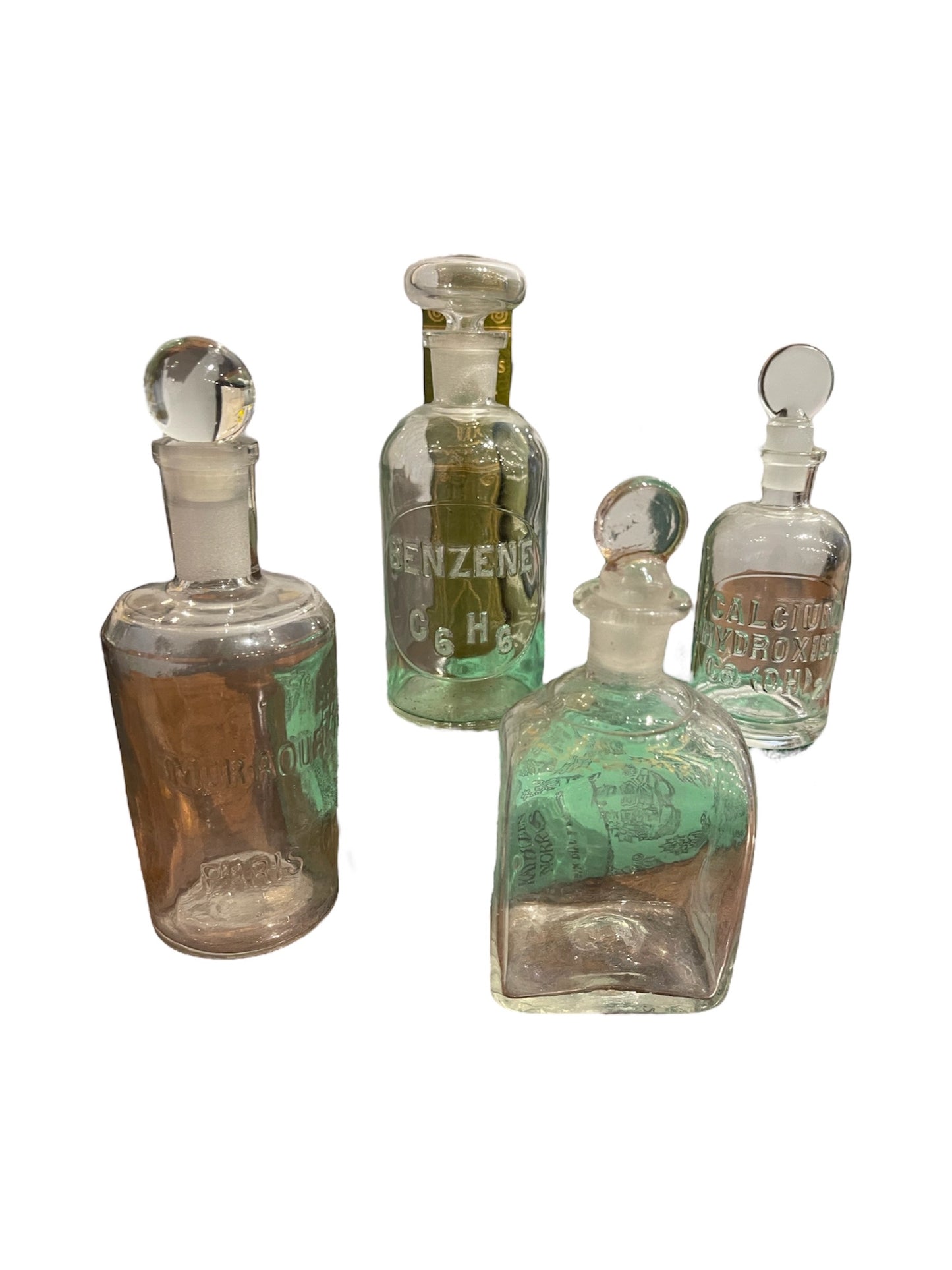 Old Apothecary Jars - Set of 4