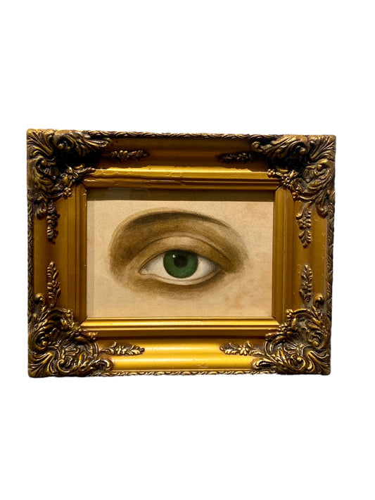 Lover’s Eye in Antique Gold Rectangle Gilded Frame