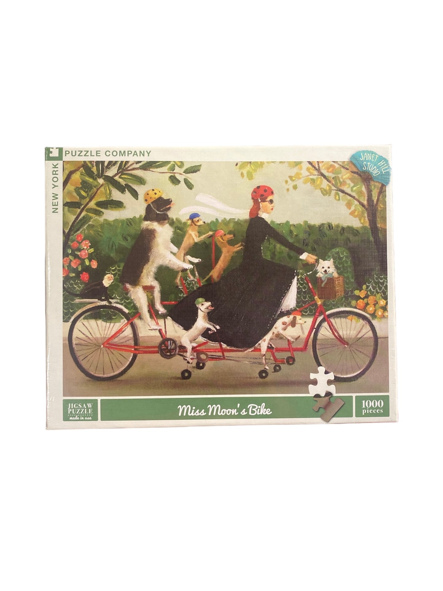 NY Puzzle Co. Miss Moon's Bike: 1000-Piece Puzzle