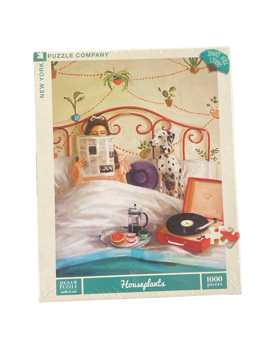 NY Puzzle Co. Houseplants Puzzle-In bed : 1000 pieces