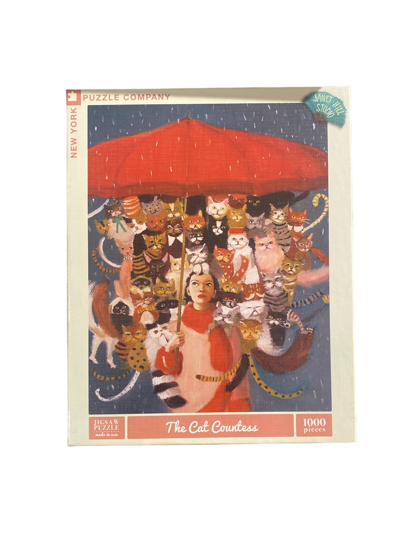 NY Puzzle Co. Cat Countess Puzzl-Cats : 1000 piece