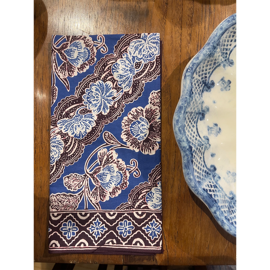 Artisan-made Batik Napkins 100% Cotton - Set of 4
